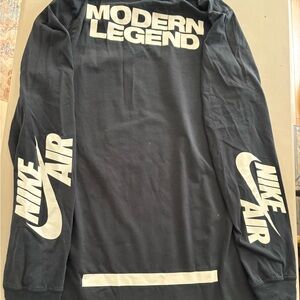 Nike Black and White Long Sleeve Tee